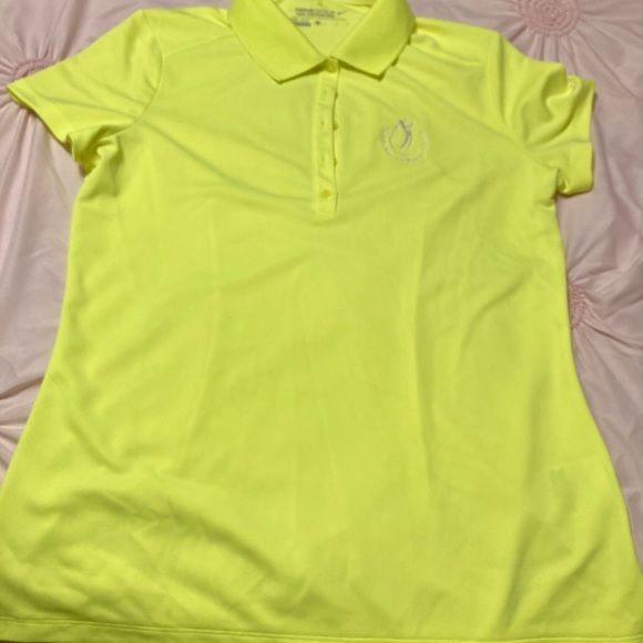 Nike Dri-Fit Tour Performance short sleeve Medium Junior girls Golf Shirt - Picture 2 of 5